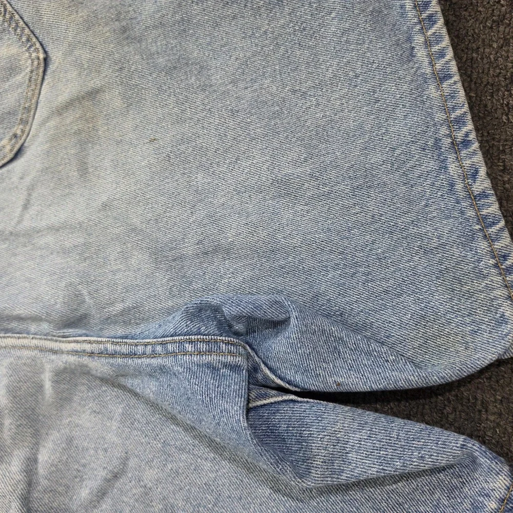 Lee Denim Shorts Mens 42 Blue Vintage Made in USA Jorts Light Wash Cotton 90s